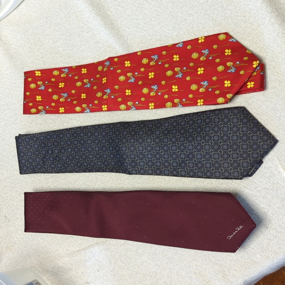 Lot of 3 Designer Ties